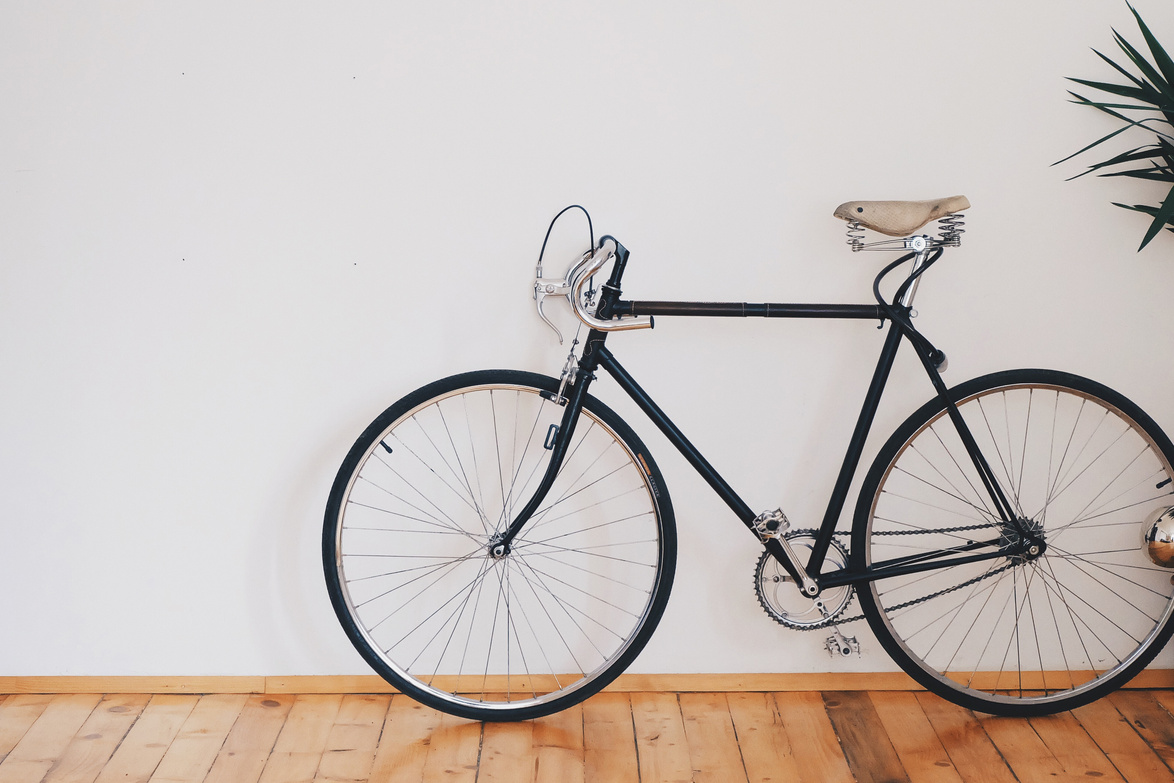 Vintage Bike by the Wall