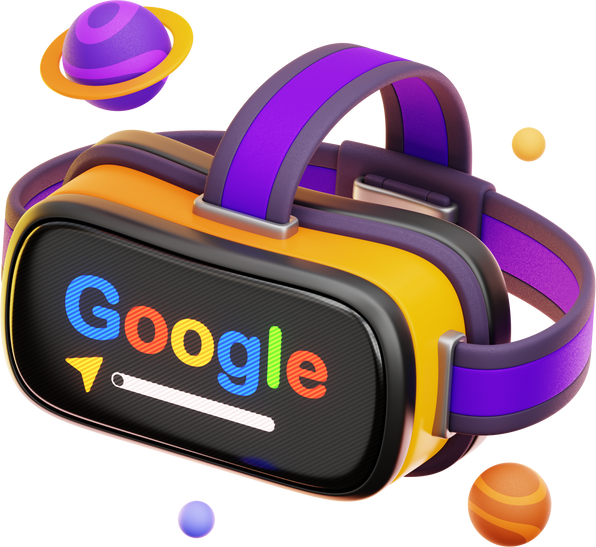 vr google 3d icon illustration