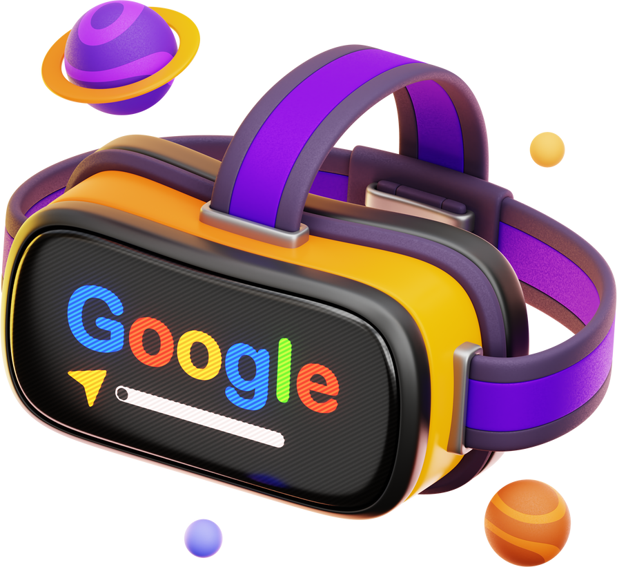 vr google 3d icon illustration